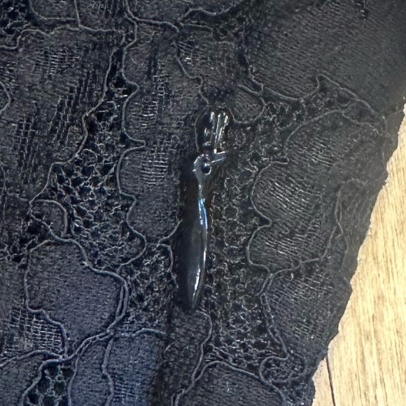 Forever 21 Black Whimsigoth Peplum Long Bishop Sleeve Mesh Top Size Small - Picture 8 of 15